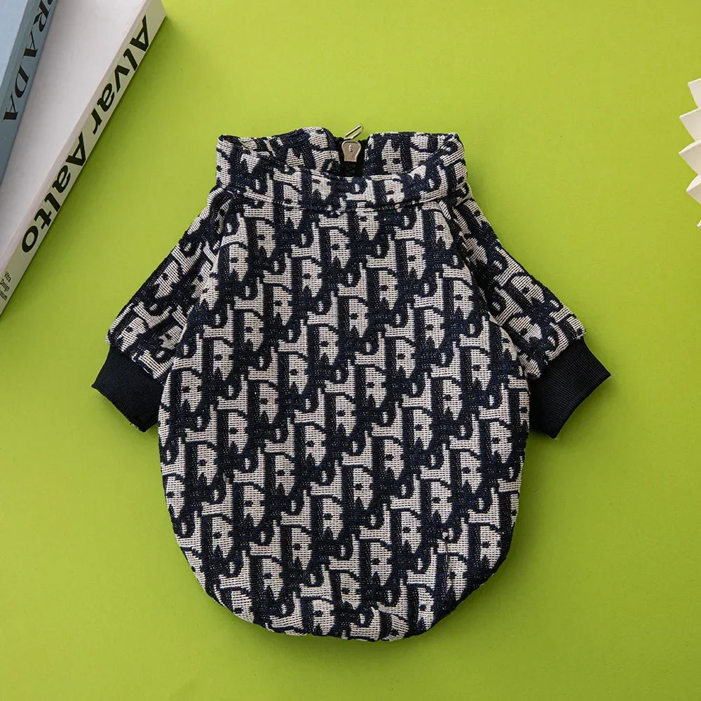 Upgrade your Pomeranian or French Bulldog's Style Game with our Chic & Luxurious Dog Jacket. Order now and give your furry friend the ultimate fashionable outerwear!
