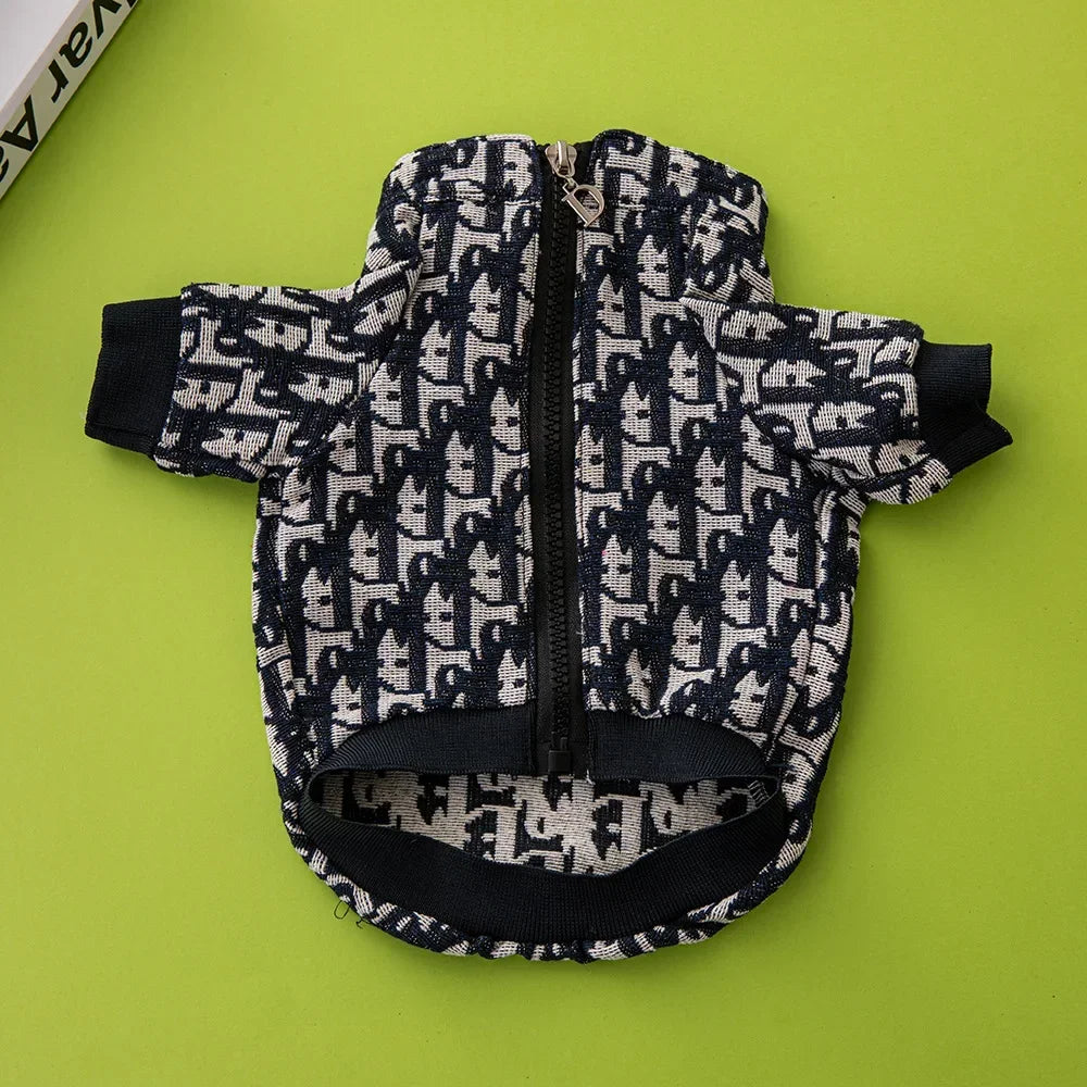 Upgrade your Pomeranian or French Bulldog's Style Game with our Chic & Luxurious Dog Jacket. Order now and give your furry friend the ultimate fashionable outerwear!