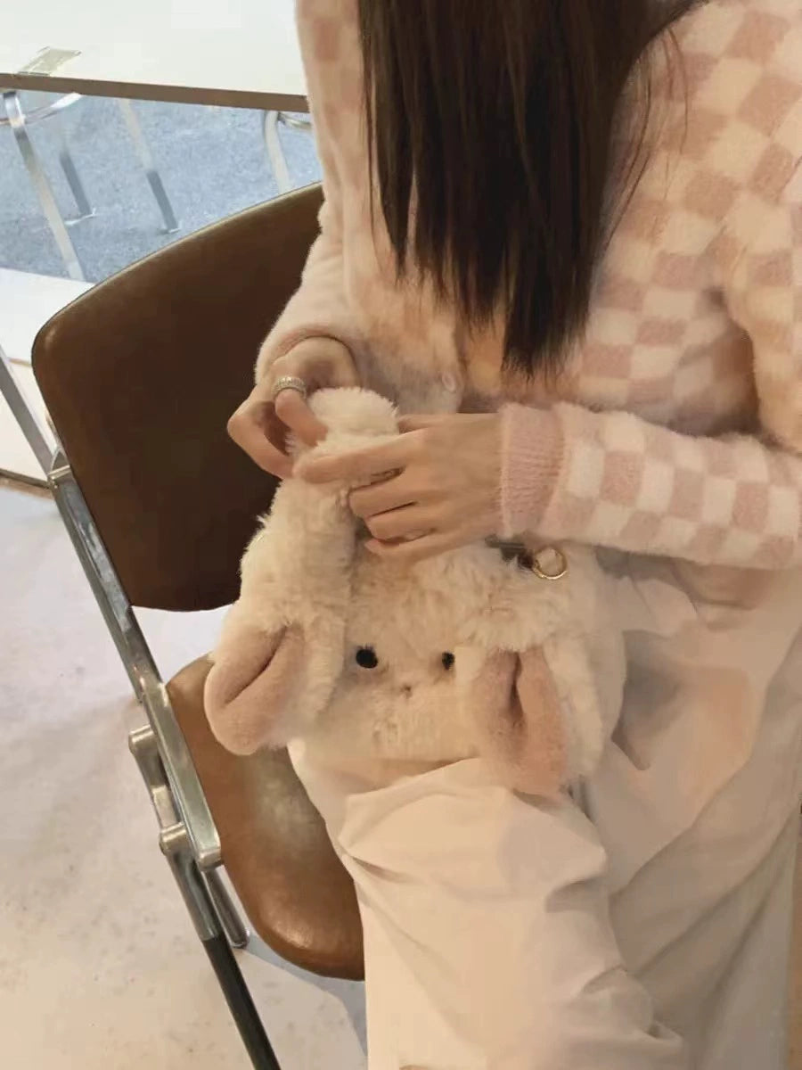 Cute Plush Bunny Shoulder Bag