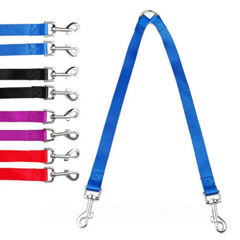 Two Dogs Leash Double Lead Walking Leash Ccreative Dog Leash Dog Chain Pet Supplies Dog Accessories