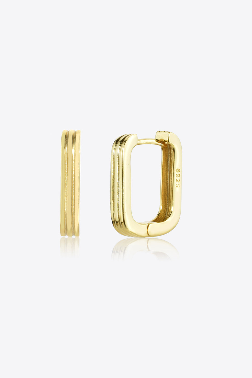 Minimalist Earrings in 925 Sterling Silver or 18K Gold Plating