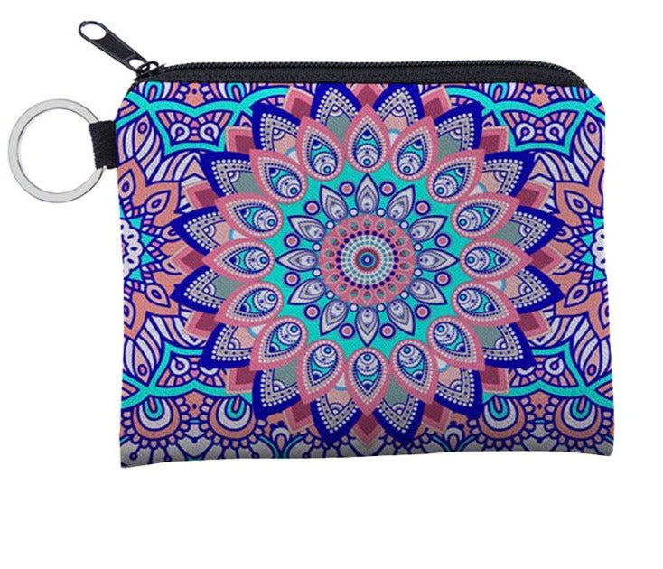 Mandala Mini Wallets/Key Fobs - Great Little Presents, for a great little price!